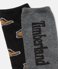 Timberland Men Accessories-2-Pack Timberland® All Over Print Crew Sock- TB0A2PVD001-timberland shoes for women 2