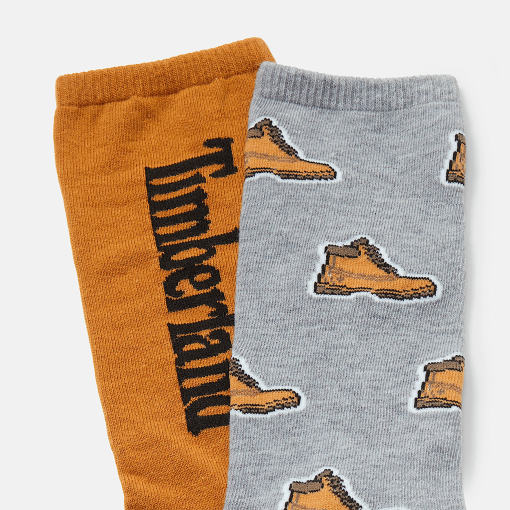 Timberland Men Accessories-2-Pack Timberland® All Over Print Crew Sock- TB0A2PVD052-timberland boots - Image 2