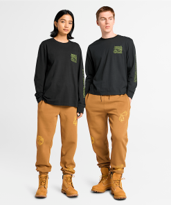 Timberland Featured Collections All Gender Collection-“All Day Outside” Long Sleeve T-Shirt- TB0A6WU1001-timbs boots womens