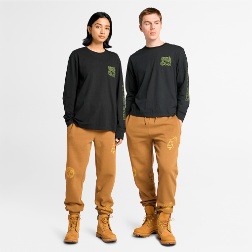 Timberland Featured Collections All Gender Collection-"All Day Outside" Long Sleeve T-Shirt- TB0A6WU1001-timbs boots womens