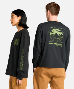 Timberland Featured Collections All Gender Collection-“All Day Outside” Long Sleeve T-Shirt- TB0A6WU1001-timberland store near me 2