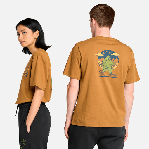 Timberland Featured Collections All Gender Collection-"All Day Outside" Short Sleeve T-Shirt- TB0A6WW6EH2-timberland hiking boots - Image 2