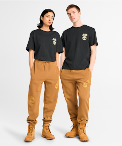 Timberland Featured Collections All Gender Collection-“All Day Outside” Short Sleeve T-Shirt- TB0A6WW6001-black timberland boots men