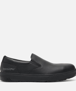 Timberland Timberland PRO® Men’s Footwear-Berkley Slip-On Composite Toe SD10 Work Shoe- TB0A672YEK5-black timberland boots men