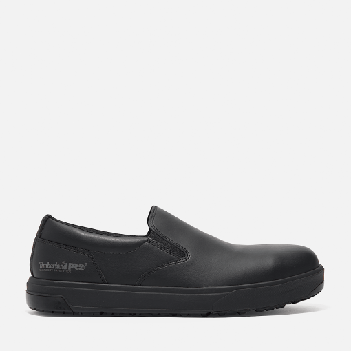 Timberland Timberland PRO® Men's Footwear-Berkley Slip-On Composite Toe SD10 Work Shoe- TB0A672YEK5-timberland shoes for women