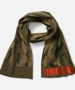 Timberland Men Accessories-Camo Jacquard Scarf- TB0A5ZRJA58-timbaland boots