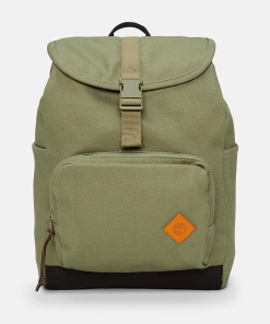 Timberland Men Accessories-Canvas and Leather Backpack- TB0A5Y6K590-timberland boots men