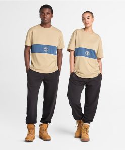 Timberland Clothing Cut-and-Sew Short-Sleeve T-Shirt-Cut-and-Sew Short-Sleeve T-Shirt- TB0A6FB7EQE-timberland work boots for men