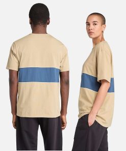 Timberland Clothing Cut-and-Sew Short-Sleeve T-Shirt-Cut-and-Sew Short-Sleeve T-Shirt- TB0A6FB7EQE-timberland work boots for men 2