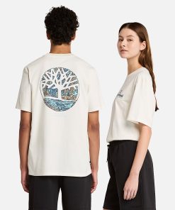 Timberland Clothing Illustrated Tree Logo Back Graphic T-Shirt-Illustrated Tree Logo Back Graphic T-Shirt- TB0A6DG5CM9-timberland boots 2