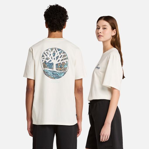 Timberland Clothing Illustrated Tree Logo Back Graphic T-Shirt-Illustrated Tree Logo Back Graphic T-Shirt- TB0A6DG5CM9-timberland boots - Image 2