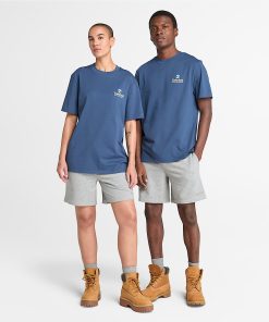 Timberland Clothing Illustrated Tree Logo Back Graphic T-Shirt-Illustrated Tree Logo Back Graphic T-Shirt- TB0A6DG5288-timberland boots mens