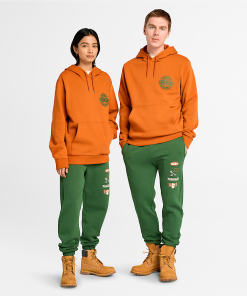 Timberland Featured Collections All Gender Collection-“Made For Working” Graphic Sweatpant- TB0A6WPAEIN-timberland store