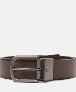 Timberland Men Accessories-Mens 38 mm Tree Logo Keeper Reversible Belt- TB0A2MNK214-timberland earthkeepers