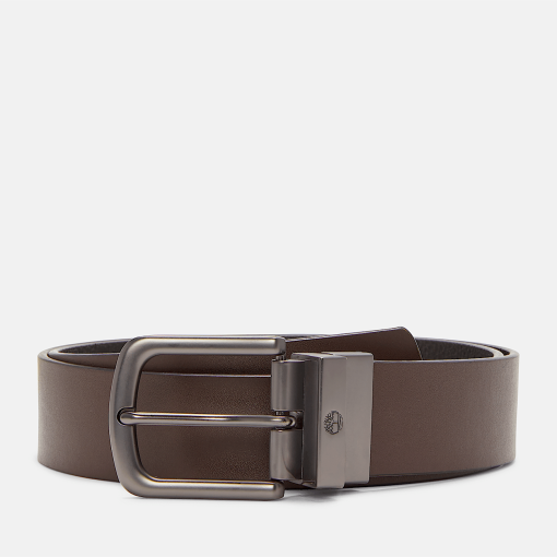 Timberland Men Accessories-Mens 38 mm Tree Logo Keeper Reversible Belt- TB0A2MNK214-timberland earthkeepers