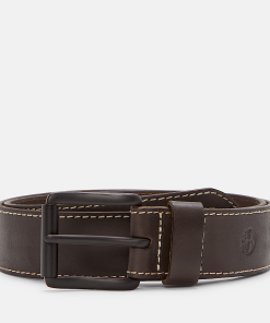 Timberland Men Accessories-Mens 38mm Edge Stitch Belt- TB0A2MNV214-timberland boot