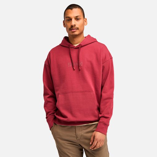 Timberland Men Clothing-Mens Back Logo Hoodie- TB0A6VEX600-timberland steel toe boots