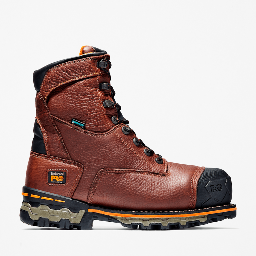 Timberland Timberland PRO® Men's Footwear-Mens Boondock 8" Composite Toe Waterproof Insulated Work Boot- TB089628214-timberland shoes