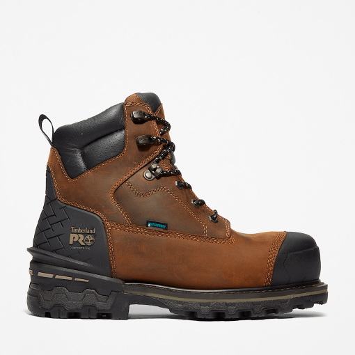 Timberland Timberland PRO® Men's Footwear-Mens Boondock HD 6" Composite Toe Waterproof Insulated Work Boot- TB0A43GY214-timberland boots guys