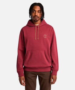 Timberland Men Clothing-Mens Contrast Stitch Logo Hoodie- TB0A6VEA600-timberland womens boots