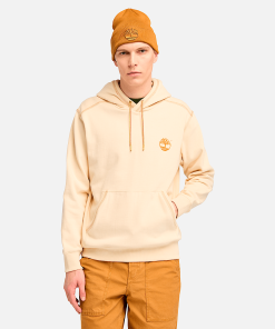 Timberland Men Clothing-Mens Contrast Stitch Logo Hoodie- TB0A6VEAEFL-womens timberland boots