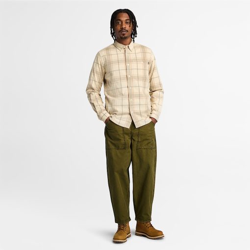 Timberland Men Clothing-Mens Corduroy Check Shirt- TB0A6UUJEHI-timberland boots for men - Image 2