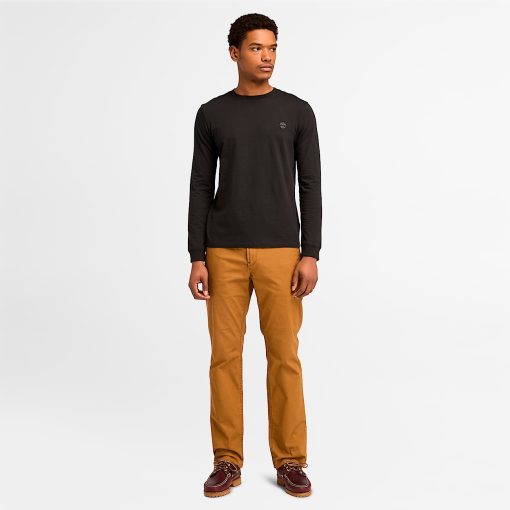 Timberland Men Clothing-Mens Dunstan River Long Sleeve T-Shirt- TB0A2BQ3X65-timberland pro work boots - Image 2