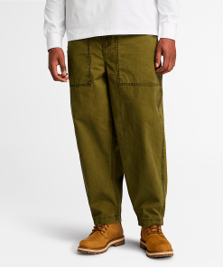 Timberland Men Clothing-Mens Goffstown Garment Dye Oxford Fatigue Pant- TB0A6UQT302-timberland boots mens