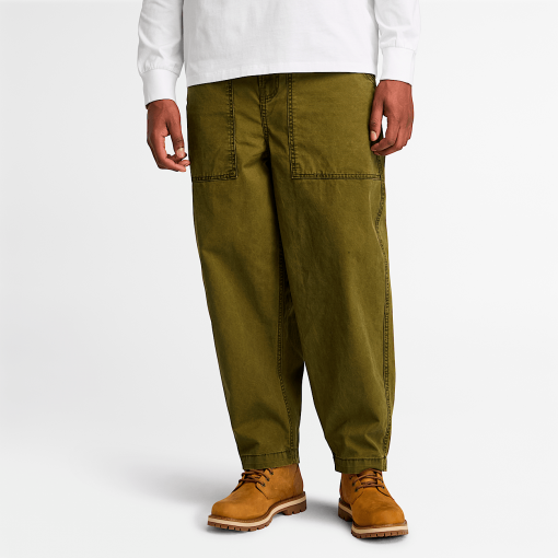 Timberland Men Clothing-Mens Goffstown Garment Dye Oxford Fatigue Pant- TB0A6UQT302-timberland shoes for women