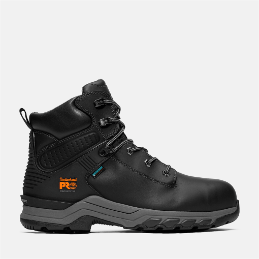 Timberland Timberland PRO® Men's Footwear-Mens Hypercharge 6" Composite Toe Waterproof Work Boot- TB1A1RU5001-timberland chukka boots - Image 2