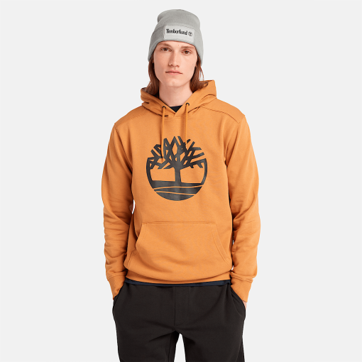 Timberland Men Clothing-Mens Kennebec River Tree Logo Hoodie- TB0A2BJHP57-timberland steel toe boots