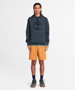 Timberland Men Clothing-Mens Kennebec River Tree Logo Hoodie- TB0A2BJHS74-timberland boots men 2