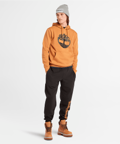 Timberland Men Clothing-Mens Kennebec River Tree Logo Hoodie- TB0A2BJHP57-timberland steel toe boots 2