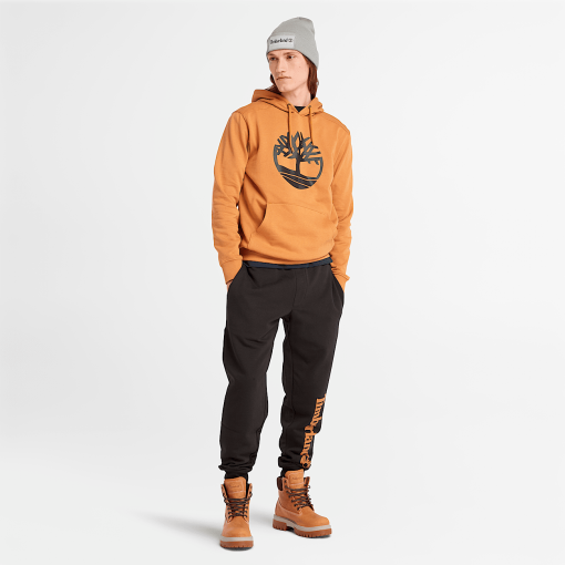 Timberland Men Clothing-Mens Kennebec River Tree Logo Hoodie- TB0A2BJHP57-timberland steel toe boots - Image 2