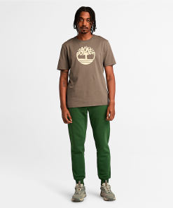 Timberland Men Clothing-Mens Kennebec River Tree Logo Short Sleeve T-Shirt- TB0A2C2RBK0-timberlands 2