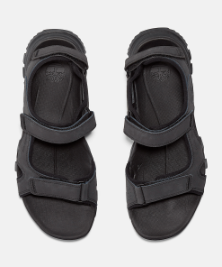 Timberland Men Footwear-Mens Lincoln Peak Strap Sandals- TB0A5T5G015-black timberland boots 2