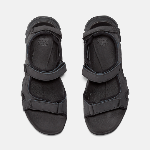 Timberland Men Footwear-Mens Lincoln Peak Strap Sandals- TB0A5T5G015-black timberland boots - Image 2