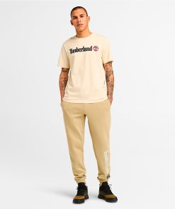 Timberland Men Clothing-Mens Linear Logo Short Sleeve T-Shirt- TB0A5UPQEFL-timberland pro timberland 2