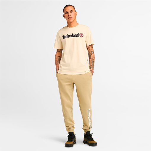 Timberland Men Clothing-Mens Linear Logo Short Sleeve T-Shirt- TB0A5UPQEFL-timberland pro timberland - Image 2