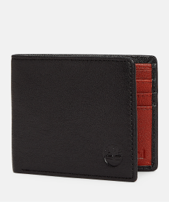 Timberland Men Accessories-Mens Matte Grain Leather Billfold Wallet- TB0A2MN4001-timberland sneakers