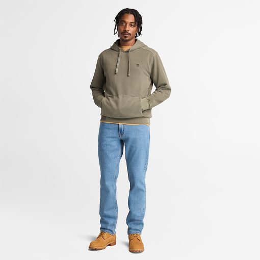 Timberland Men Clothing-Mens Merrymack River Garment Dye Hoodie- TB0A5U9KA58-timberland earthkeepers - Image 2