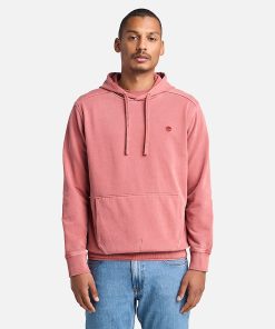 Timberland Men Clothing-Mens Merrymack River Garment Dye Hoodie- TB0A5U9KEOD-men timberland boots