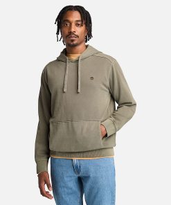 Timberland Men Clothing-Mens Merrymack River Garment Dye Hoodie- TB0A5U9KA58-timberland earthkeepers