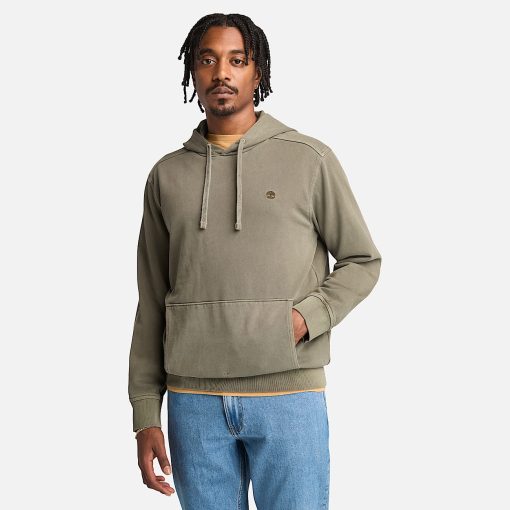 Timberland Men Clothing-Mens Merrymack River Garment Dye Hoodie- TB0A5U9KA58-timberland earthkeepers