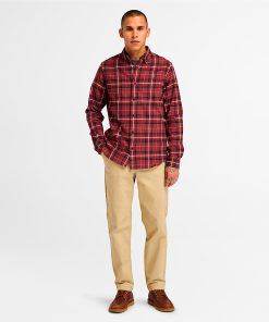 Timberland Men Clothing-Mens Midweight Flannel Check Shirt- TB0A6V4AEFF-timberland mens boots 2