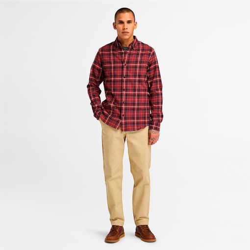 Timberland Men Clothing-Mens Midweight Flannel Check Shirt- TB0A6V4AEFF-timberland mens boots - Image 2