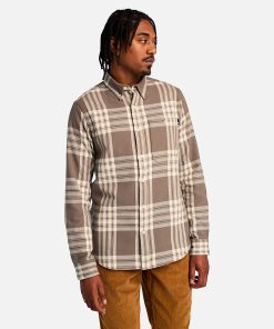 Timberland Men Clothing-Mens Midweight Flannel Check Shirt- TB0A6V4XBK2-timberland store