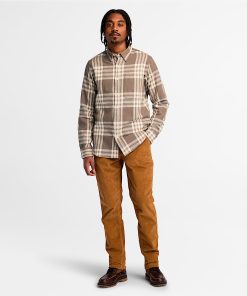 Timberland Men Clothing-Mens Midweight Flannel Check Shirt- TB0A6V4XBK2-timberland store 2