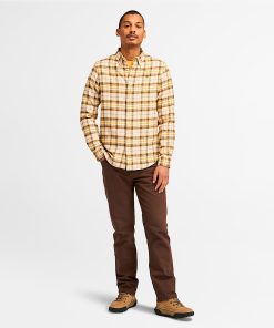 Timberland Men Clothing-Mens Midweight Flannel Check Shirt- TB0A6V4AEHI-timberland sale 2