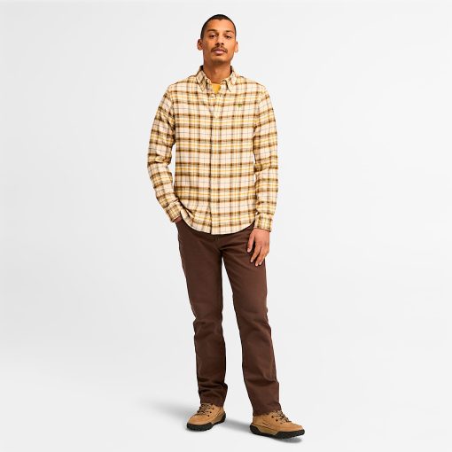 Timberland Men Clothing-Mens Midweight Flannel Check Shirt- TB0A6V4AEHI-timberland sale - Image 2